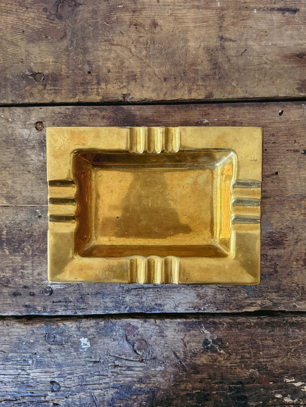 Heavy Brass Ashtray