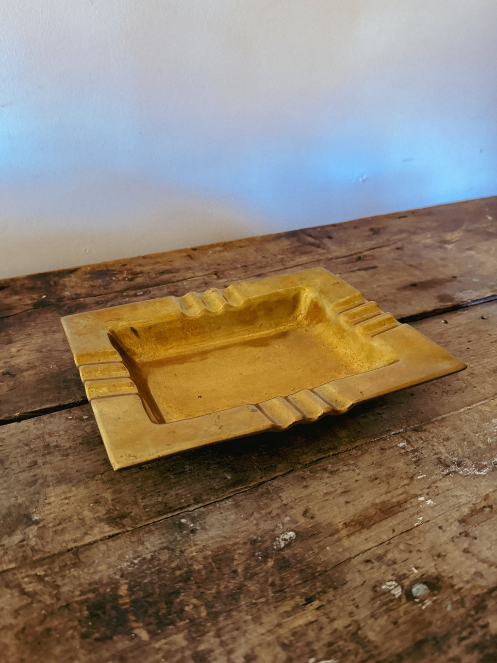 Heavy Brass Ashtray