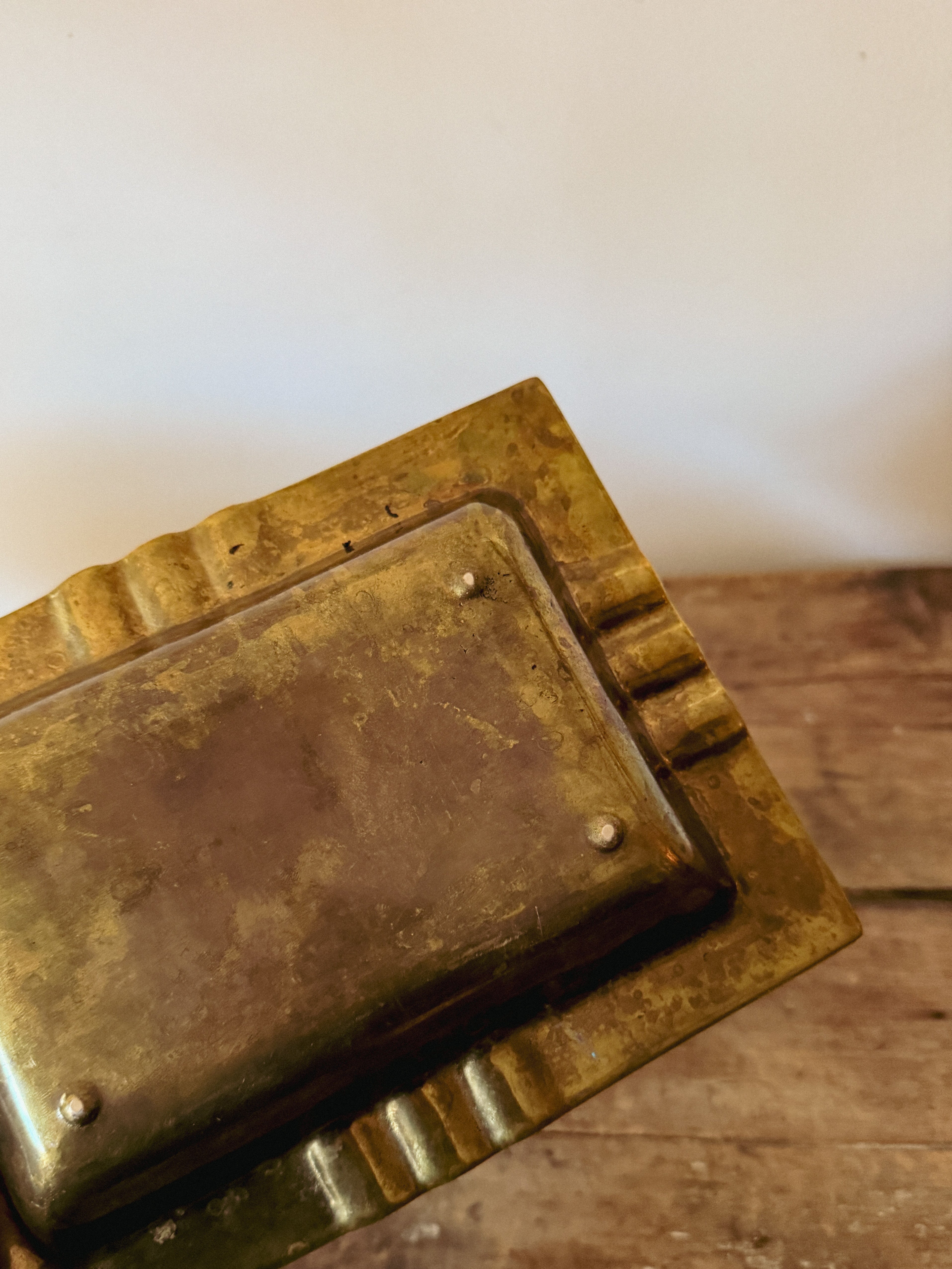 Heavy Brass Ashtray