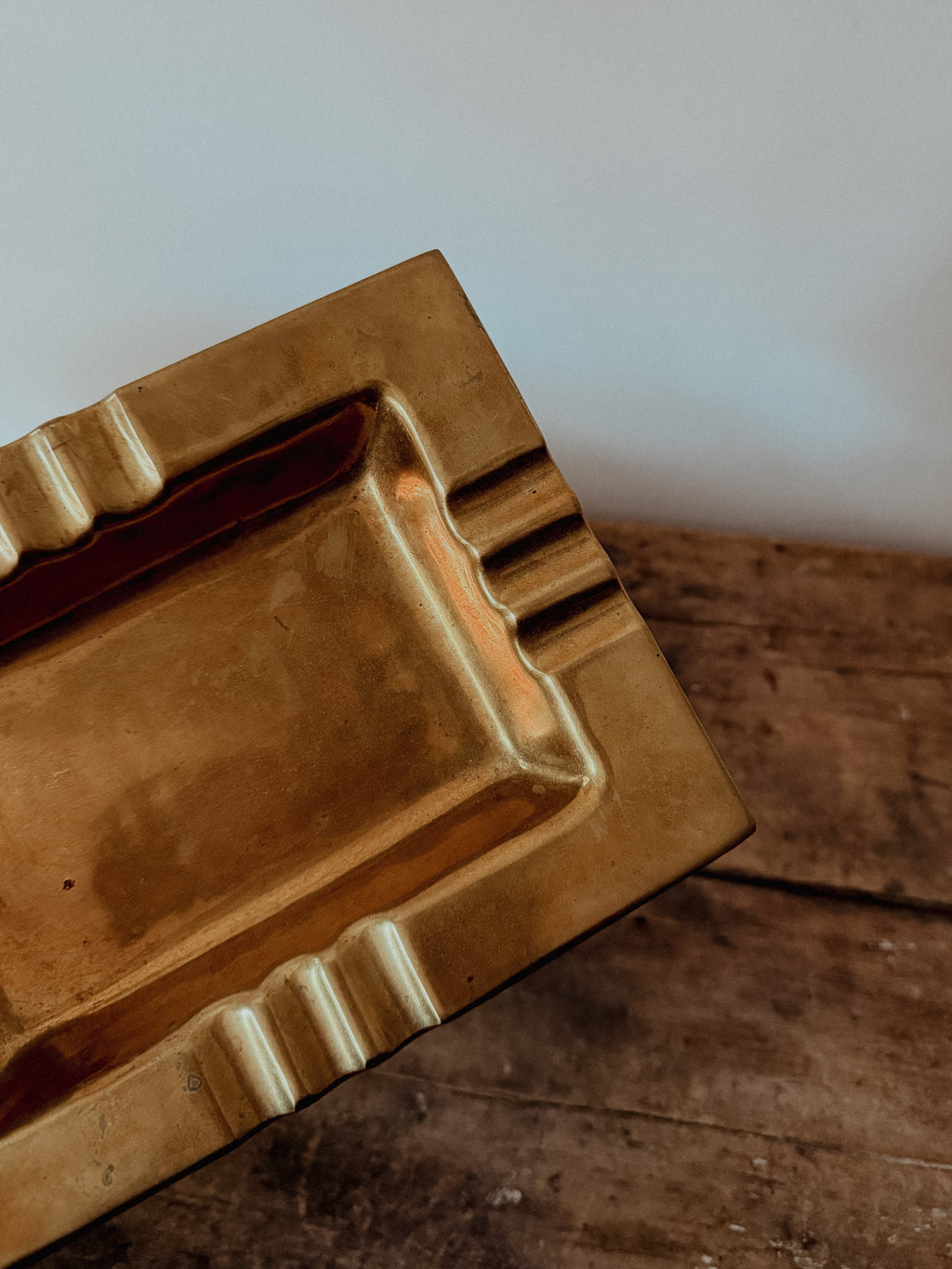 Heavy Brass Ashtray